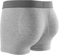 ultimate comfort and enhanced look with broddle men's butt padded microfiber modal trunks logo