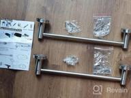 img 1 attached to Upgrade Your Bathroom And Kitchen With ZUEXT'S Adjustable Double Towel Bars review by Chris Cruz