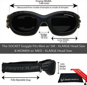 img 3 attached to Ride In Style And Comfort With Our Motorcycle Goggles For Men And Women - Choose From Different Lens Options!