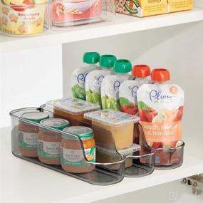 img 3 attached to MDesign Plastic Kitchen Storage Supplies Storage & Organization good for Kitchen Storage & Organization