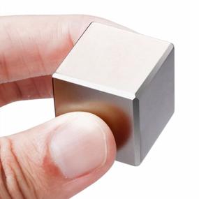 img 1 attached to Усиливайте свои проекты с помощью магнитов MIKEDE Cube Neodymium - суперсильные магниты с редкоземельными металлами для науки и самоделок.