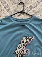 img 1 attached to AlvaQ Women's Summer Casual Loose Short Sleeve Crewneck Tops with Graphic Prints, Sizes S-XXL review by Jeremy Gorsage