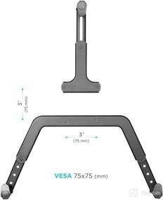 img 1 attached to 🖥️ ONKRON VESA Mount Bracket: Upgrade Your 17” to 27-inch Non-VESA Monitor with A2V Mounting Kit