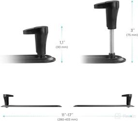 img 2 attached to 🖥️ ONKRON VESA Mount Bracket: Upgrade Your 17” to 27-inch Non-VESA Monitor with A2V Mounting Kit