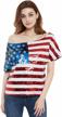 anna-kaci american usa flag sequin cami tank top, perfect for patriotic events logo