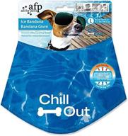 🐶 all for paws cooling neck wraps: keep your dog cool with ice bandanas and chill out blue collar! logo