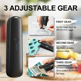 img 1 attached to 🌬️ Seal with Ease: BALORIZ Rechargeable Handheld Sealers Portable for Quick Packaging Solutions