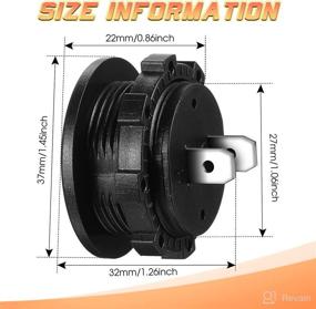 img 3 attached to 2 Pieces DC 12V Car Voltage Gauge LED Display Waterproof Voltmeter Digital Round Panel Voltmeter Compatible With Vehicle Motorcycle Truck Camper ATV UTV Car Boat Marine (Orange Digital)