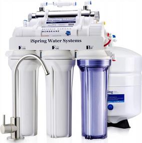 img 4 attached to ISpring RCC7U 75GPD 6-Stage Under Sink Reverse Osmosis RO Drinking Water Filtration System And Ultimate Water Softener With UV Ultraviolet Light Filter