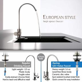 img 1 attached to ISpring RCC7U 75GPD 6-Stage Under Sink Reverse Osmosis RO Drinking Water Filtration System And Ultimate Water Softener With UV Ultraviolet Light Filter