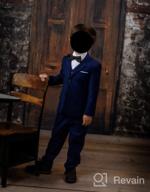 img 1 attached to Be Dapper And Colorful With YuanLu Boys' 5-Piece Slim Fit Formal Suit Set review by Jason Masango