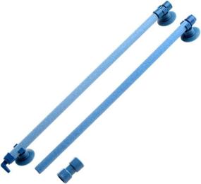 img 4 attached to 🐠 Enhance Your Aquarium with the 18" Blue U/S Bubble Wall Air Stone Bar Tube Oxygen Pump Accessory