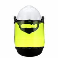 msa 10118696 v-gard accessory system arc protection kit - white cap, frame w/debris control, nitrometer & chin protector logo