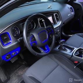 img 1 attached to Bonbo для Dodge Challenger Charger 2015-2021 и Durango 2014-2021 и аксессуары для интерьера и рулевых колес