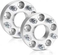 puengsi 5x4.75 hubcentric wheel spacers 1.5"(38mm) bore 70.5mm with m12x1.5 studs for chevy s10 camaro corvette gmc s15 sonoma jimmy blazer 2pcs wheel adapters logo