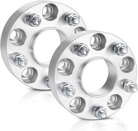 img 4 attached to PUENGSI 5X4.75 Hubcentric Wheel Spacers 1.5"(38Mm) Bore 70.5Mm With M12X1.5 Studs For Chevy S10 Camaro Corvette GMC S15 Sonoma Jimmy Blazer 2Pcs Wheel Adapters