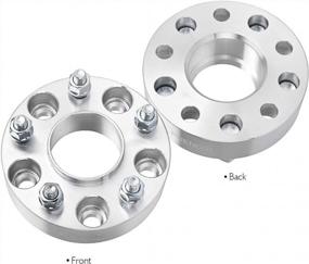 img 3 attached to PUENGSI 5X4.75 Hubcentric Wheel Spacers 1.5"(38Mm) Bore 70.5Mm With M12X1.5 Studs For Chevy S10 Camaro Corvette GMC S15 Sonoma Jimmy Blazer 2Pcs Wheel Adapters