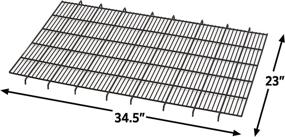 img 1 attached to 🐾 Elevated Floor Grid for MidWest Folding Metal Dog Crates: Models 1536U, 1536DDU, 436, 436DD