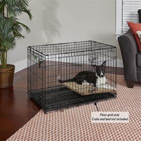 img 3 attached to 🐾 Elevated Floor Grid for MidWest Folding Metal Dog Crates: Models 1536U, 1536DDU, 436, 436DD