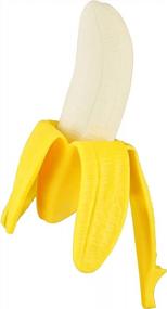 img 4 attached to Relax And Play With ATESSON Slow Rising Squishy Squeeze Toys - Banana Shaped Stress Relief Novelty Toy For Kids, Adults, And Party Favors - Perfect Birthday Gift Idea For Boys And Girls