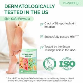 img 1 attached to Get Baby Soft Feet With Plantifique'S 4-Pc Family Pack Foot Peel Mask - Dermatologically Tested For Peeling, Repairing Heels & Removing Dead Skin - Exfoliating Solution For Dry Cracked Feet