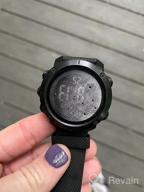 img 1 attached to Boys Waterproof Digital Sports Watch with Back Light - Perfect for Teenagers (Age 11-15) - Black review by Kai Steinbach