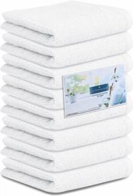 img 4 attached to Cotton Calm Exquisitely Washcloths Premium