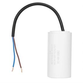 img 4 attached to 💨 High-performance Motor Air Compressor Run Capacitor - 250V AC, 120uF, 50/60Hz, CBB60 Type, with Wire Cable