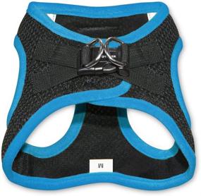 img 3 attached to 🐾 Best Pet Supplies Voyager Step-In Air Dog Harness - Small and Medium Dogs - All-Weather Mesh Vest Harness with Blue Trim (Size S)