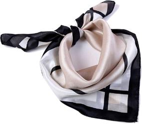 img 4 attached to 👗 LITOON Multi-Function Handkerchief: Stylish Women's Accessory for Scarves & Wraps