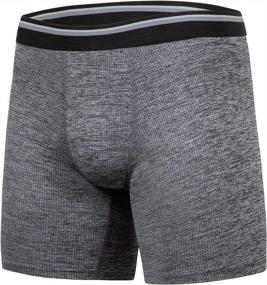 img 2 attached to Gildan Men'S Performance DriftKnit Modern Boxer Briefs Underwear 2-Pack