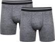 gildan men's performance driftknit modern boxer briefs underwear 2-pack logo