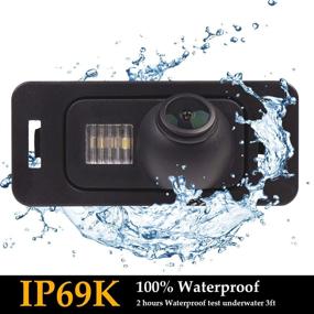 img 3 attached to 📷 HD 1280x720p Reversing Camera: License Plate Light Rear View Backup Camera with Night Vision - Waterproof - BMW 1er 3er 5er E82 X3 E83 X1 E84 E88 E93 E39 E60 E61 E39 E53 E90 E92 X5 E53