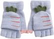 toddler thermal mittens knitted fingerless girls' accessories via cold weather logo