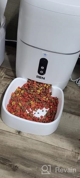 img 1 attached to HBN Automatic Cat Feeder With HD 1080P Camera,Dog Food Dispenser Work With Alexa And Voice Recorder,Wi-Fi Enabled App Control review by Omar Obong