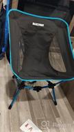 img 1 attached to MARCHWAY Lightweight Folding Camping Chair, Stable Portable Compact For Outdoor Camp, Travel, Beach, Picnic, Festival, Hiking, Backpacking, Supports 330Lbs (Blue) review by Gotdat Burton