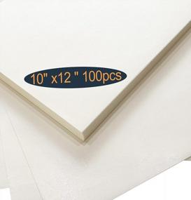 img 1 attached to HimaPro Tear Away Embroidery Stabilizer Back - Экологичный и приятный для кожи материал среднего веса для идеальных результатов вышивки - 12 "X 10" X 100 листов