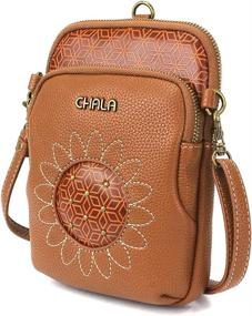 img 3 attached to Chala Sunflower Collection Cross Body Women's Handbags & Wallets at Crossbody Bags