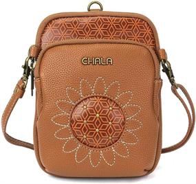 img 4 attached to Chala Sunflower Collection Cross Body Women's Handbags & Wallets at Crossbody Bags