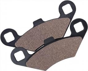 img 2 attached to Cyleto Front And Rear Brake Pads For Polaris Sportsman 335 400 500 Scrambler 400 500 Magnum 325 500 Sport 400 Trail Blazer 400 250 Diesel 455 Xpedition 425 325 Trail Boss 325