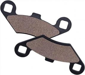 img 1 attached to Cyleto Front And Rear Brake Pads For Polaris Sportsman 335 400 500 Scrambler 400 500 Magnum 325 500 Sport 400 Trail Blazer 400 250 Diesel 455 Xpedition 425 325 Trail Boss 325