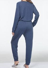 img 1 attached to Women'S 2-Piece Cysincos Sweatsuit Loungewear Set - Long Sleeve Pullover & Drawstring Jogger Pants