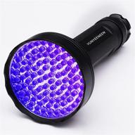 🔦 raincol uv blacklight flashlight: powerful 100 led pet urine detector and bed bug, scorpion hunting tool logo