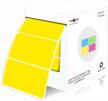 color your inventory with parlaim square yellow labels - 1000pcs of rectangular color-code stickers for effective labeling (1.25" x 2.25") logo