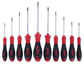 img 2 attached to 🔧 Wiha 10-Piece Tamper Resistant Torx Driver Set, Sizes T7s-T40s, Model 36259