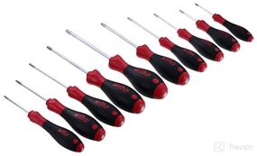 img 3 attached to 🔧 Wiha 10-Piece Tamper Resistant Torx Driver Set, Sizes T7s-T40s, Model 36259