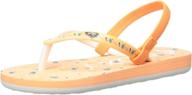 🌈 adorable roxy pebbles sandal flip flop shoes and sandals for toddler boys: stylish and comfortable! логотип