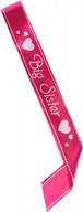 big sister satin sash by beistle - 27" x 3.5" for celebrations and parties logo