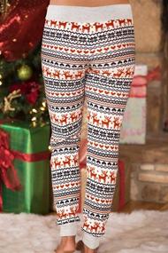 img 2 attached to Women Casual Christmas Pocket Pajama Women's Clothing at Lingerie, Sleep & Lounge