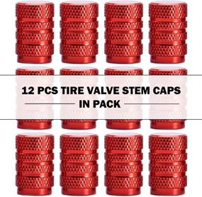img 1 attached to 12 Pack Car Tire Valve Stem Caps - Car Wheel Valve Stem Covers